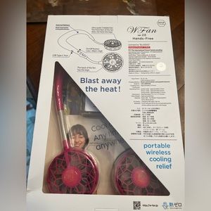 Hands free wireless fan